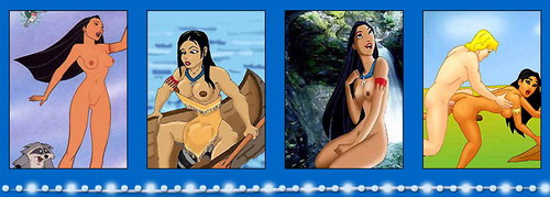 Sexy Pocahontas in porn cartoon
