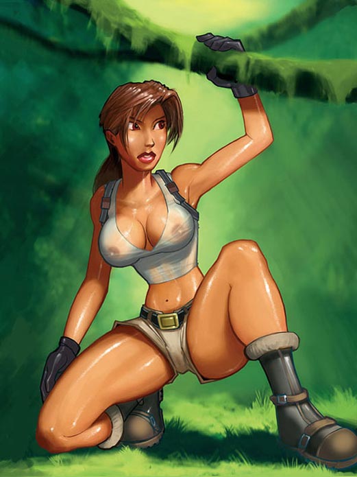 Outdoor Sex Comics - Lara Croft tales